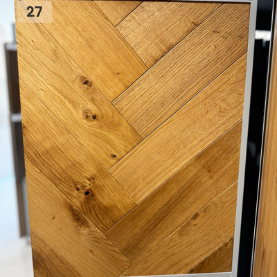 Kensington Engineered Real Wood Herringbone Oak Natural Brushed Oiled